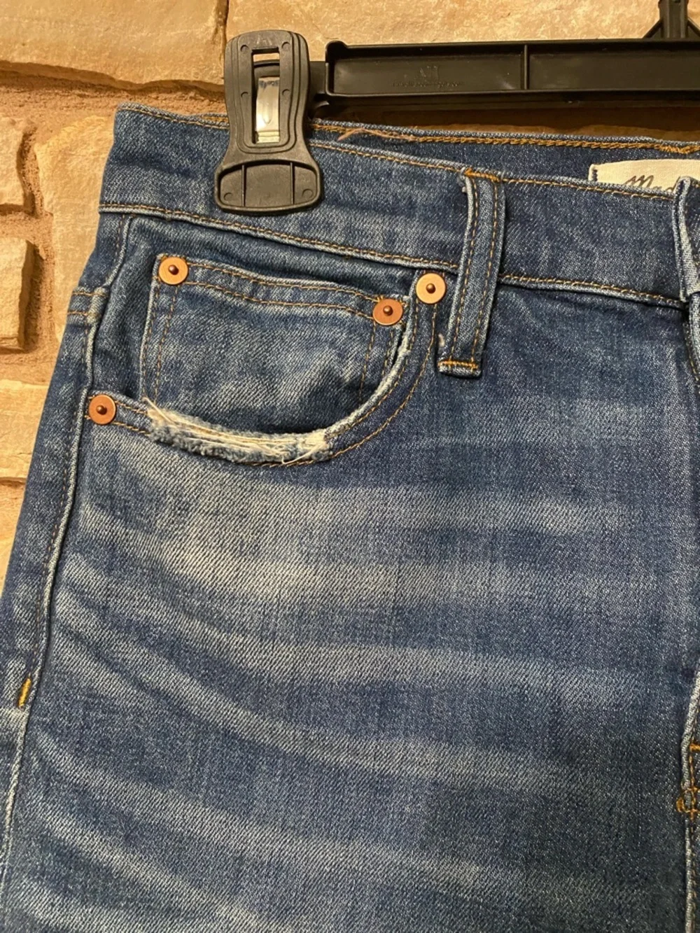 Madewell High-Rise Slime BoyJean Size 25